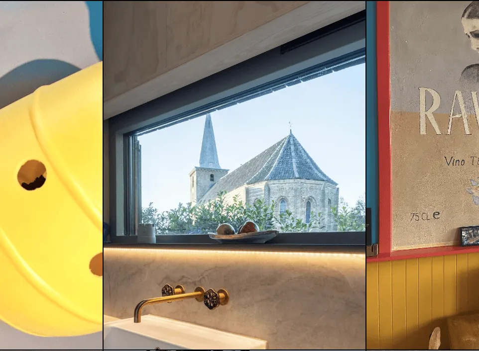 Keukenraam met uitzicht op de kerk van Hoorn